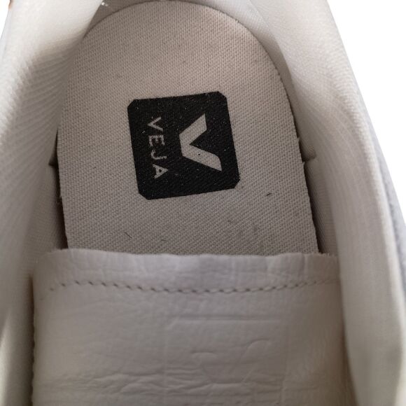 VEJA Sneakers T2 Womens 9 Gold White Leather Triple Strap - Picture 5 of 10